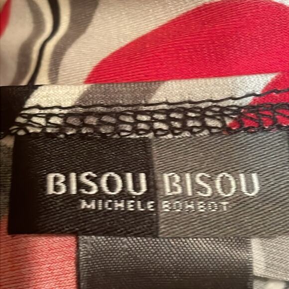 Bisou Bisou Abstract Print Dress. 6 - Picture 3 of 4